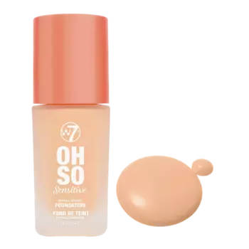 Гипоаллергенный тональный крем для лица при раннем загаре W7 Oh So Sensitive, 30 мл