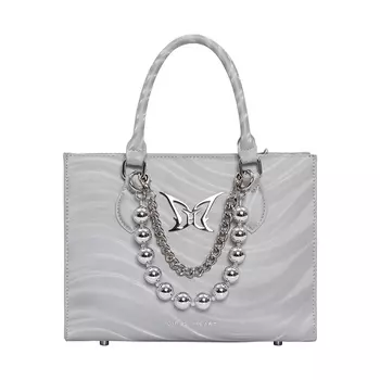 Girl Heart Ball Женская сумка через плечо с сердечком для девочек, Сумка-тоут Phantom в виде бабочки - струящийся черный цвет