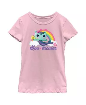 Girl's DreamWorks: детская футболка Gabby's Dollhouse Spa-Tacular MerCat NBC Universal