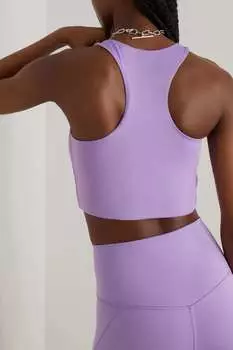 GIRLFRIEND COLLECTIVE + NET SUSTAIN Спортивный бюстгальтер стрейч из переработанного материала Paloma, сиреневый