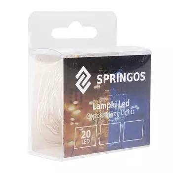 Гирлянда Springos 2 m, белый
