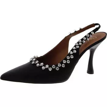 Giselle 90 женские туфли с острым носком и каблуком-ремешком Malone Souliers, черный