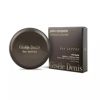 GISLE DENIS Les Terres N02 Namib Компактная пудра для ухода за лицом с высокой степенью покрытия 15 г № 2 Namib Gisele Denis