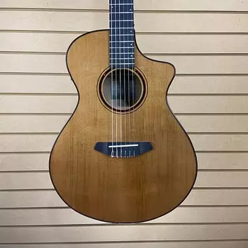 Гитара ECO Pursuit Exotic S Concert CE с нейлоновыми струнами A/E - Red Cedar-Myrtlewood + БЕСПЛАТНАЯ доставка #744 Breedlove ECO Pursuit Exotic S Concert CE Nylon String Acoustic-Electric Guitar