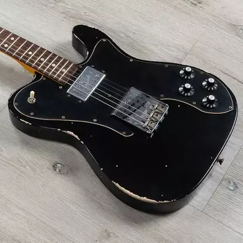 Гитара Fender Custom Shop LTD 70s Telecaster Custom Relic, гриф из палисандра, черный 9232000942