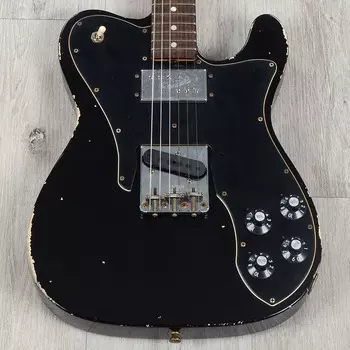 Гитара Fender Custom Shop LTD 70s Telecaster Custom Relic, гриф из палисандра, черный 9232000942