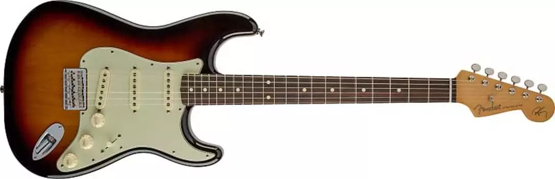 Гитара Fender Robert Cray Stratocaster, накладка на гриф из палисандра, 3 цвета Sunburst ROBERTCRAYSTRATRW3TS