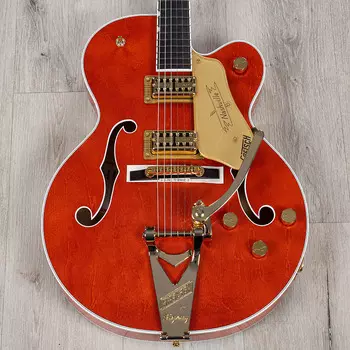 Гитара Gretsch G6120TG Players Edition Nashville, гриф из черного дерева, оранжевое пятно 2401398822