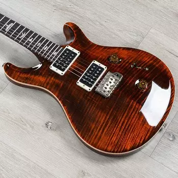 Гитара PRS Paul Reed Smith Custom 24, гриф из палисандра, оранжевый тигр 101550::OI:N