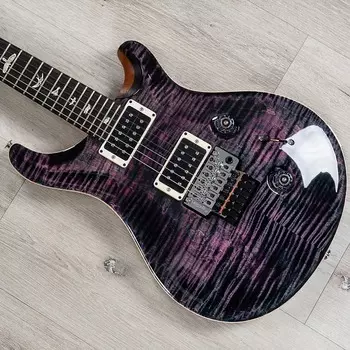 Гитара PRS Paul Reed Smith Custom 24 "Floyd", гриф из черного дерева, пурпурный ирис 101557::PQ:N