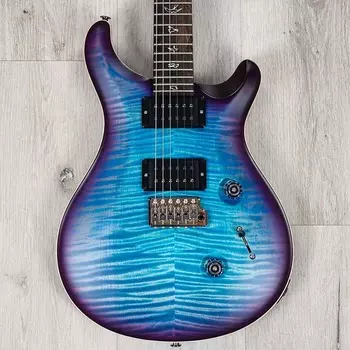 Гитара PRS Paul Reed Smith Wood Library Custom 24, Aquableux Purple Burst, гриф из жареного клена WL-01858-ABPB