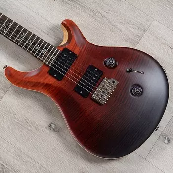 Гитара PRS Paul Reed Smith Wood Library Custom 24, Fire Red Fade, жареный клен 108627::RG