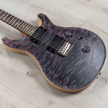 Гитара PRS Paul Reed Smith Wood Library Custom 24, гриф Ziricote, Satin Purple Iris 108594::PQ