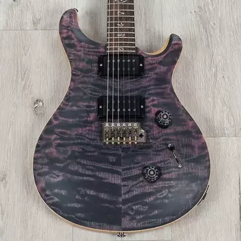 Гитара PRS Paul Reed Smith Wood Library Custom 24, гриф Ziricote, Satin Purple Iris 108594::PQ