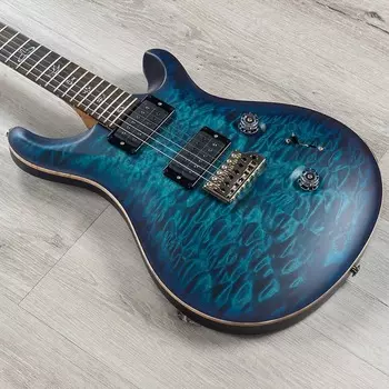 Гитара PRS Paul Reed Smith Wood Library Custom 24, палисандр, атласно-синий кобальт 108594::PP