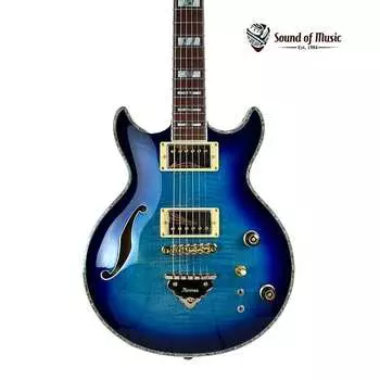 Гитара с полым корпусом Ibanez AR520HFMLBB Artist - Light Blue Burst AR520HFM LBB