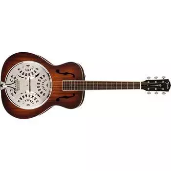 Гитара с резонатором Fender Paramount PR-180E, гриф из орехового дерева, выдержанный коньячный взрыв 0970392337