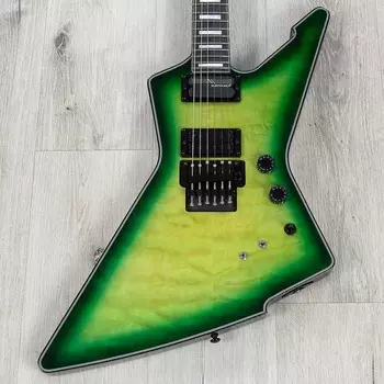 Гитара Schecter 3255 E-1 FR S Special Edition, гриф из черного дерева, зеленый взрыв