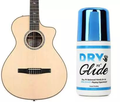 Гитара Taylor 812ce-N Grand Concert с нейлоновыми струнами — натуральный комплект с Graph Tech PH-0002-01 Chops Dry N' Glide Hand Powder Taylor + Graph Tech C801001303800077000=1 PH-0002-01=1