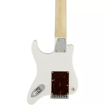 Гитара Traveler Travelcaster Deluxe Электрическая дорожная гитара Глянцевый Белый/Черепаховый