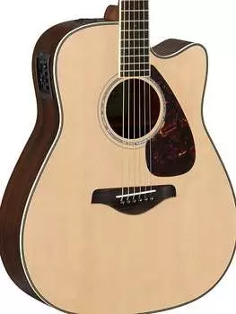 Гитара Yamaha FGX830C Dreadnought в разрезе FGX830C Dreadnought Cutaway Guitar