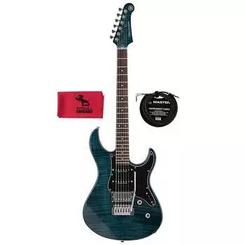 Гитара Yamaha PAC612VIIFM Pacifica, палисандр, синий индиго, кабель и ткань PAC612VIIFM IDB