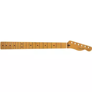 Гитарный гриф Fender Telecaster из жареного клена, 9,5", клен, C-образная форма TELENECK-MPL-NRWC