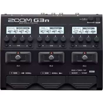 Гитарный мультиэффектный процессор Zoom G3n