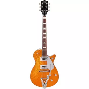 Гитары Gretsch G6129T-89VS Vintage Select '89 Sparkle Jet с Bigsby Gold Sparkle