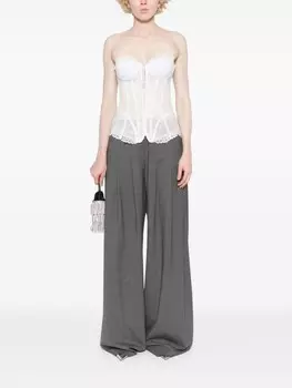 Giuseppe Di Morabito брюки со складками, серый