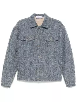 Giuseppe Di Morabito фактурная дубленка, синий