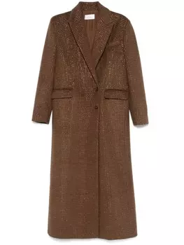 Giuseppe Di Morabito пальто со стразами, коричневый