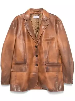 Giuseppe Di Morabito пиджак с эффектом разбрызганной краски, коричневый