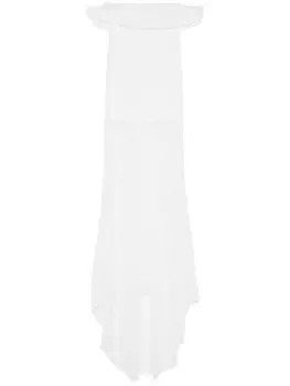 Giuseppe Di Morabito платье макси с открытыми плечами, белый