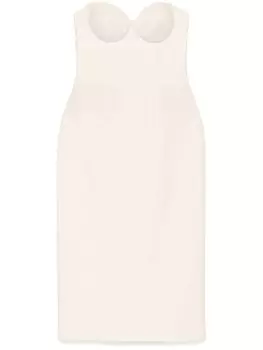 Giuseppe Di Morabito платье миди без бретелей, нейтральный цвет
