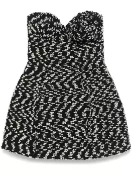 Giuseppe Di Morabito платье мини с цветочной аппликацией, черный