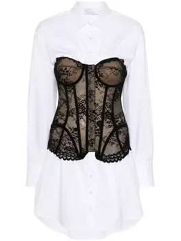 Giuseppe Di Morabito платье-рубашка мини, белый