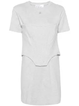 Giuseppe Di Morabito платье с корсетом, серый