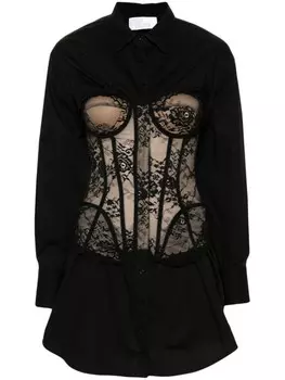 Giuseppe Di Morabito платье с корсетом, черный