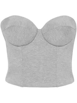 Giuseppe Di Morabito укороченный корсет, серый