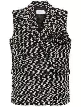 Giuseppe Di Morabito жилет из ткани букле, черный