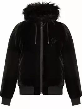 Giuseppe Zanotti бархатный жакет Tasha, черный