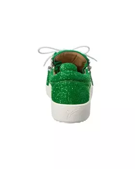 Giuseppe Zanotti Блестящие кроссовки May London, зеленый