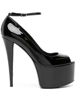 Giuseppe Zanotti босоножки Aida 150 на платформе, черный