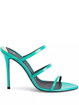 Giuseppe Zanotti босоножки Alimha 105, зеленый