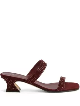 Giuseppe Zanotti босоножки Aude 45 со стразами, красный