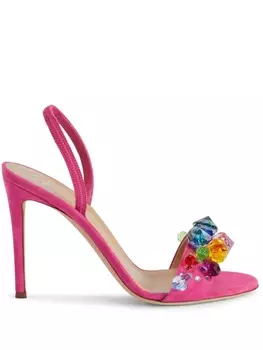 Giuseppe Zanotti босоножки Blinda 105, розовый