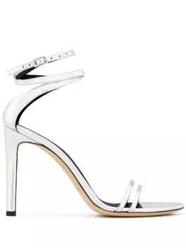 Giuseppe Zanotti босоножки Catia, серебристый