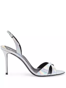 Giuseppe Zanotti босоножки Dorotee 105, серебристый
