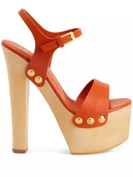 Giuseppe Zanotti босоножки Fanny 170, оранжевый